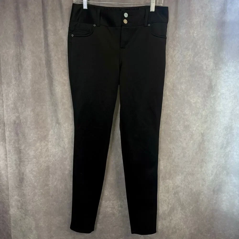 NY&C Tailored Stretch Dress Pants Trousers Satin Style New York & Company - Picture 9 of 9